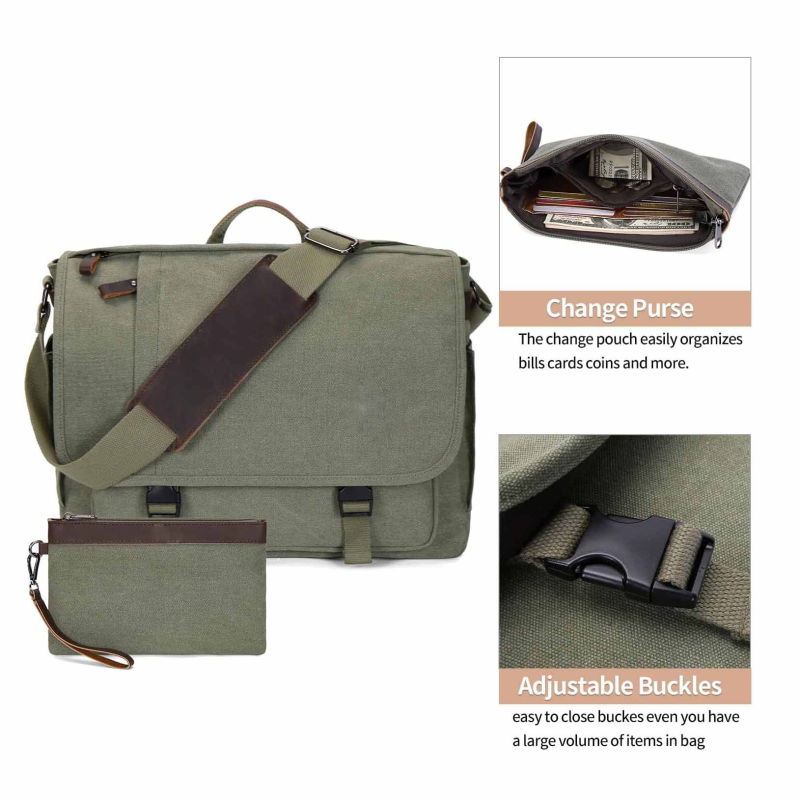 Τσάντα crossbody για επιχειρηματικά ταξίδια, πολυεστέρας, αδιάβροχη, ανθεκτική, μονόχρωμο σχέδιο