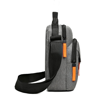 Мъжка презрамкова чанта - уличен стил; оксфордска тъкан; подплата полиестер; водоустойчива; анти-крадба