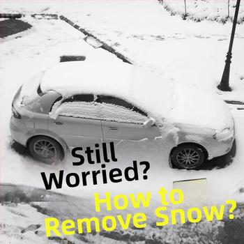 Ξύστρα χιονιού και πάγου αυτοκινήτου – πλαστική, για αφαίρεση χιονιού και απόψυχση τζαμιού