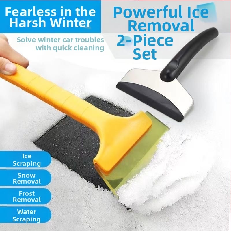 Автомобилен скрепер за сняг и лед – пластмасов, за премахване на сняг и размразяване, за стъкло