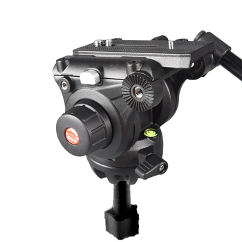 Lovozzen LDV-E01 Τρίποδο Γάμου για Φωτογράφηση με Υδραυλικό PTZ, Αλουμινίου Κράμα, 3 Τμήματα, Μέγιστο Φορτίο 10 kg, Ύψος 180 cm, Με Πλάκα Γρήγορης Απελευθέρωσης