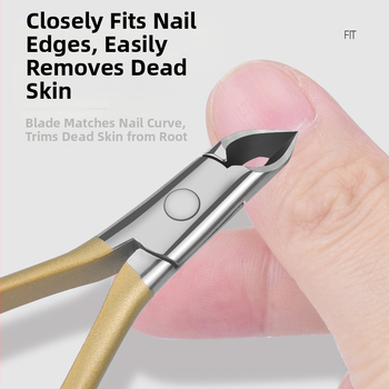 Ατσάλινο ψαλίδι πετσών με καμπύλη σιαγόνας, πένσες για νύχια, Huiya Hardware, OEM