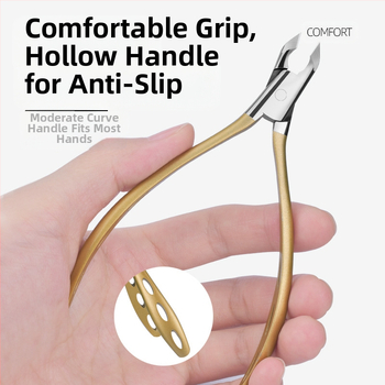 Ατσάλινο ψαλίδι πετσών με καμπύλη σιαγόνας, πένσες για νύχια, Huiya Hardware, OEM