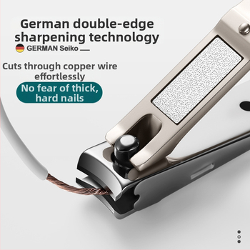 BTCLNTOS κοπτης νυχιών, σχεδίαση κατά του πιτσιλίσματος, επίπεδο στόμιο, χάλυβας άνθρακα και κράμα ψευδαργύρου-αλουμινίου