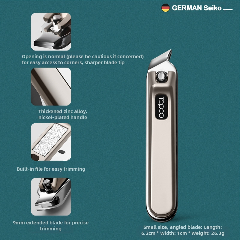 BTCLNTOS нокторезка, антикапещ дизайн, карбонова стомана и цинково-алуминиева сплав, плоско уста