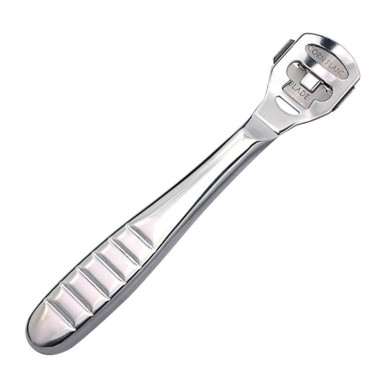 Μαχαίρί περιποίησης ποδιών από ανοξείδωτο ατσάλι με φινίρισμα καθρέφτη; οβάλ άκρη; συσκευασία 500 τεμάχια; μη εισαγόμενο