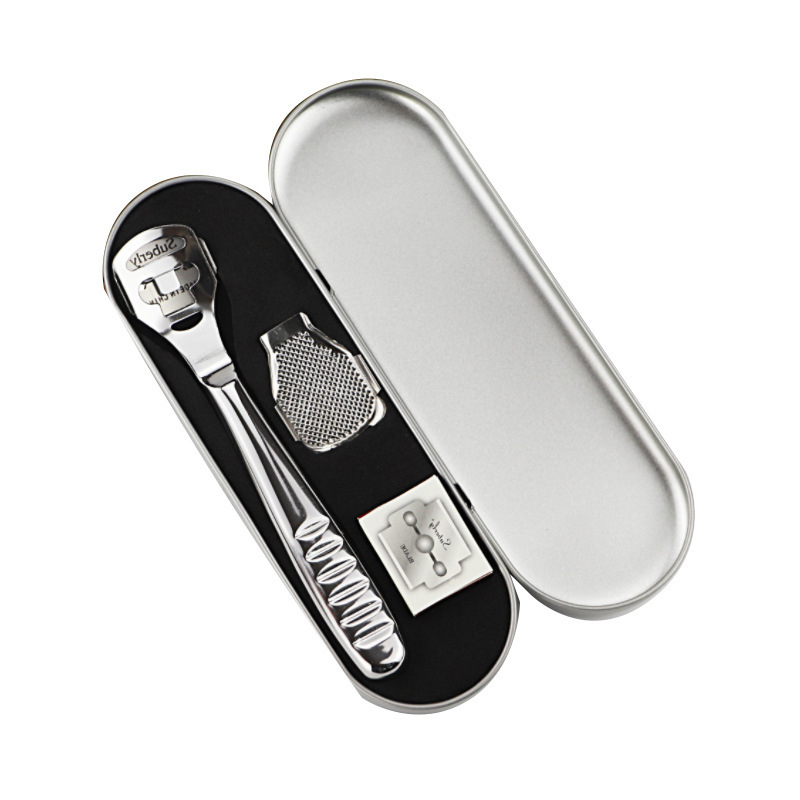 Μαχαίρί περιποίησης ποδιών από ανοξείδωτο ατσάλι με φινίρισμα καθρέφτη; οβάλ άκρη; συσκευασία 500 τεμάχια; μη εισαγόμενο