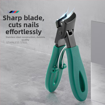 Ψαλίδι νυχιών με κεκλιμένο στόμιο και μεγάλο άνοιγμα για αφαίρεση νεκρού δέρματος, ανοξείδωτο εργαλείο μανικιού.