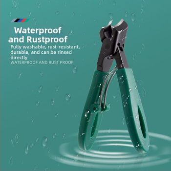 Ψαλίδι νυχιών με κεκλιμένο στόμιο και μεγάλο άνοιγμα για αφαίρεση νεκρού δέρματος, ανοξείδωτο εργαλείο μανικιού.