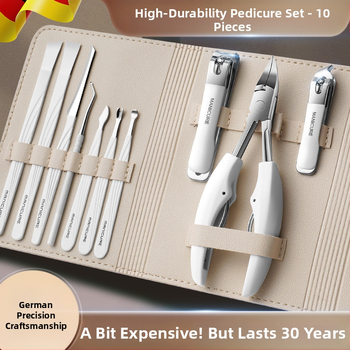 Σετ εργαλείων περιποίησης νυχιών με εργαλεία για αυλάκι νυχιών, ανοξείδωτο ατσάλι και πλαστικό, καθολική χρήση, Henggrids