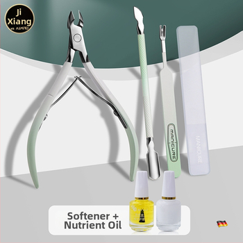 Σετ εργαλείων μανικιούρ: ανοξείδωτο ατσάλι, ψαλίδι για νεκρό δέρμα, μαχαίράκι για πετσάκια, πιέστης για νύχια και λίμα – φορητό οικιακό κιτ από Tree on the cloud