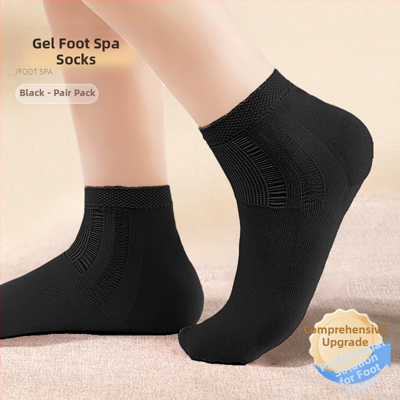 Μανσέτα φτέρνας – αντιτριβής προστασία ποδιού, 90–95% νάιλον, μονόχρωμο σχέδιο, μεσαίου ύψους κυλινδρικό, unisex