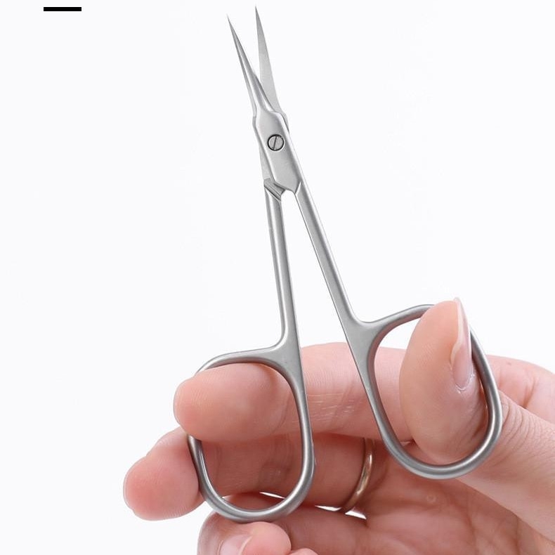 Ножици за кожички, неръждаема стомана, руски стил предни остриета, професионални, подобрена версия за мъртва кожа (3.5 мм дебелина)