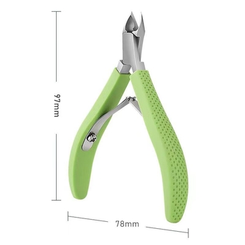 Πένσες αυλακώσεων νυχιών με αντιολισθητική λαβή από σιλικόνη – εργαλείο φροντίδας νυχιών, από πλαστικό + ανοξείδωτος χάλυβας