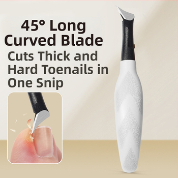 Κοπτης νυχιών με κεκλιμένο στόμιο και αυλάκι νυχιών – πλαστικό + ανοξείδωτο ατσάλι