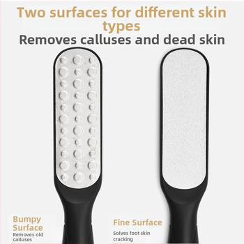 Διπλής όψεως λίμα ποδιών από ανοξείδωτο ατσάλι, οβάλ λίθο λείανσης, συσκευασία 550 τεμάχια, μάρκα Express service