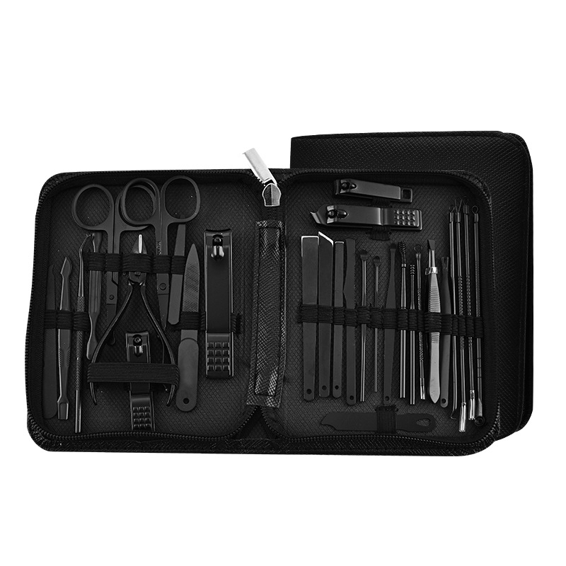 Комплект за подстригване на нокти – 30 части – неръждаема стомана – инструмент за маникюр