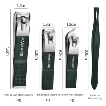 Σετ εργαλείων κοπής νυχιών από ατσάλι άνθρακα, φορητά καλλυντικά εργαλεία, OEM μάρκα