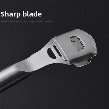 Goria εργαλείο ποδιού από ανοξείδωτο ατσάλι για απομάκρυνση νεκρού δέρματος και κάλων – εργαλείο περιποίησης ποδιών οικιακής χρήσης, συσκευασία 500 τεμάχια