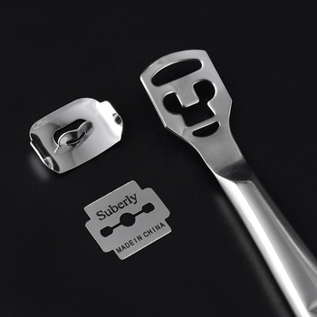 Goria εργαλείο ποδιού από ανοξείδωτο ατσάλι για απομάκρυνση νεκρού δέρματος και κάλων – εργαλείο περιποίησης ποδιών οικιακής χρήσης, συσκευασία 500 τεμάχια