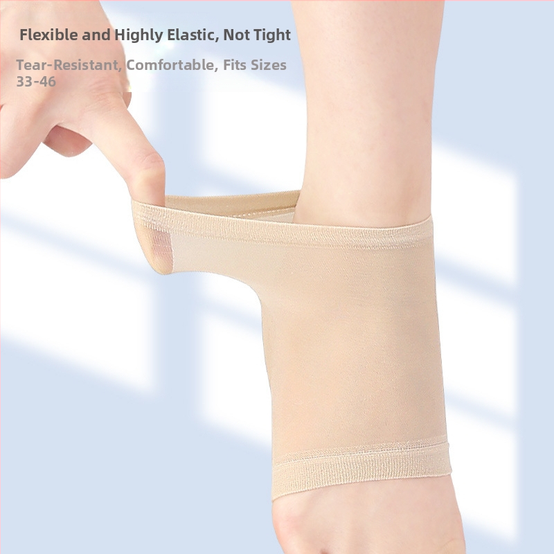 Гел чорапи за петите за жени – меки, щадящи кожата и дишащи, 70–80% найлон, антихлъзгащи, къс цилиндър