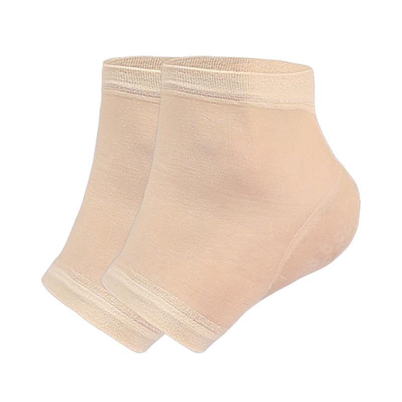 Κάλτσες φτέρνας με gel για γυναίκες – μαλακές, φιλικές προς το δέρμα, διαπνέουσες, νάιλον 70–80%, αντιολισθητικά, κοντός κύλινδρος