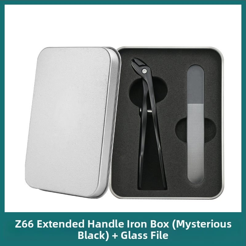 Портативен комплект за нокти от неръждаема стомана, с плосък връх, педикюрни клещи, голям отвор, антиразпръскване