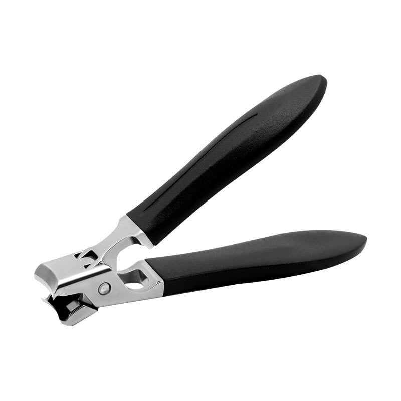 Clește de unghii cu mâner din silicon, anti stropire, pentru unghii tari, portabil/uz casnic, material: plastic + oțel inoxidabil, OEM