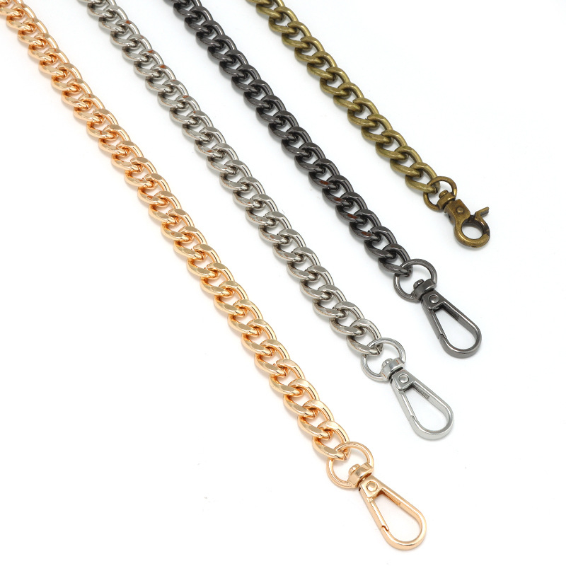 Metalo pečių dirželis su dvipuse grandine – atspari dėvėjimui keičiamo grandinės dirželis maišui