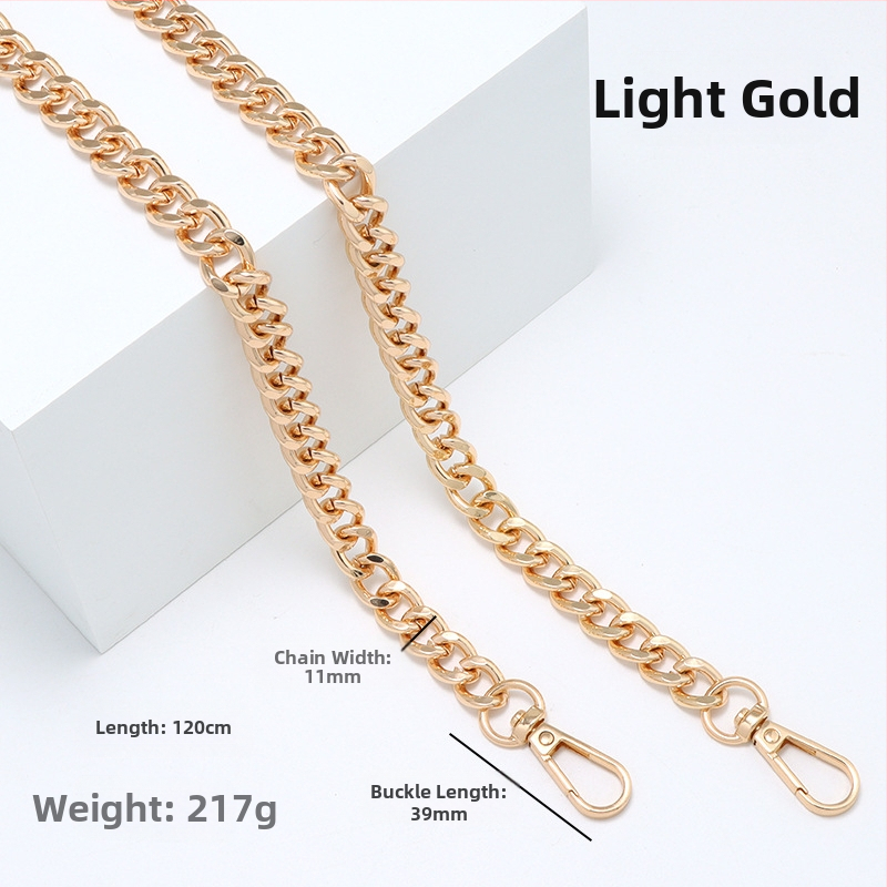 Metalo pečių dirželis su dvipuse grandine – atspari dėvėjimui keičiamo grandinės dirželis maišui