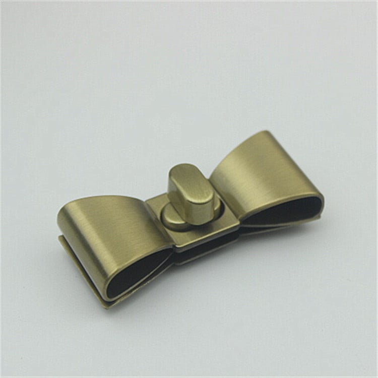 Star Yue Paku užraktas – cinko lydinio, drugelių stiliaus užraktas krepšiams, krepšių priedai, liejamas varžtų užraktas, pritaikomas