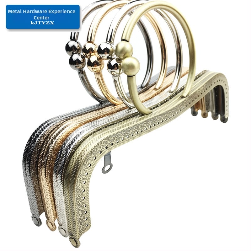 Koujin μεταλλικό πλαίσιο για τσάντα - ανάγλυφος σχεδιασμός με κοίλη μέση, DIY συμβατό