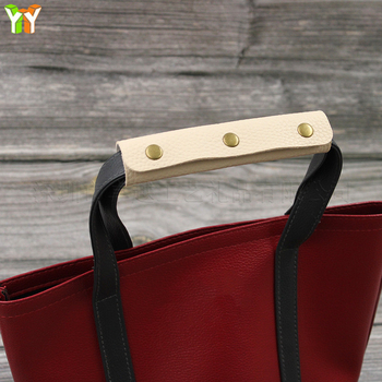 PU кожен протектор за дръжка на чанта, със 3 катарами, свалящо се, облекчава натоварването