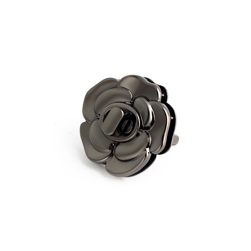 Цинкова сплав, завъртаща ключалка с розово електропокритие за чанти и багаж хардуер, персонализируемо