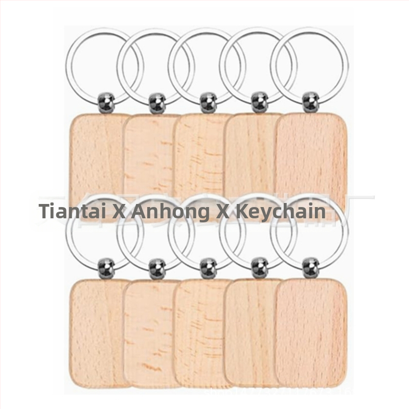 Дървен ключодържател‑висулка за ключове — Anhong crafts, pendant, модерен стил