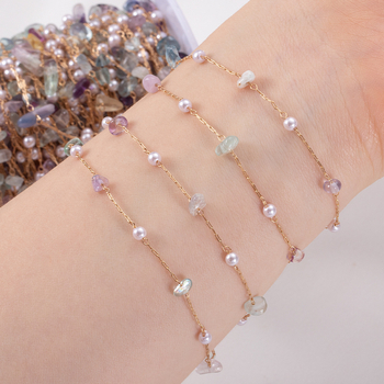 Χάλκινη αλυσίδα για DIY κοσμήματα, ηλεκτροπλατιωμένη, χειμώνας 2023