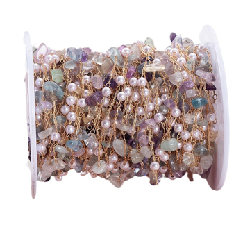 Χάλκινη αλυσίδα για DIY κοσμήματα, ηλεκτροπλατιωμένη, χειμώνας 2023