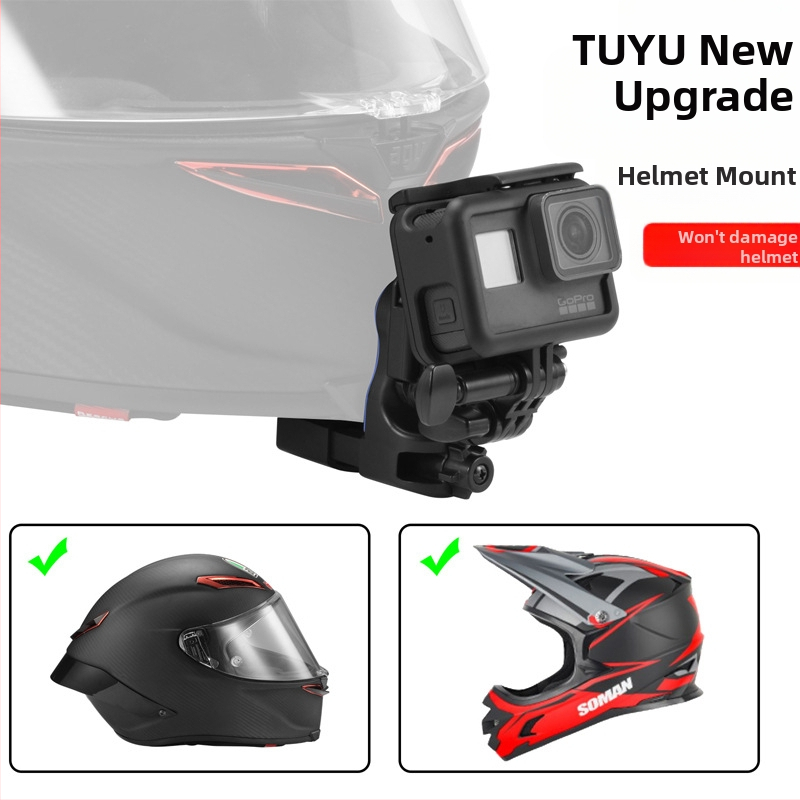 TUYU TY96 smakro klipas šalmams sporto kameroms, PC medžiaga