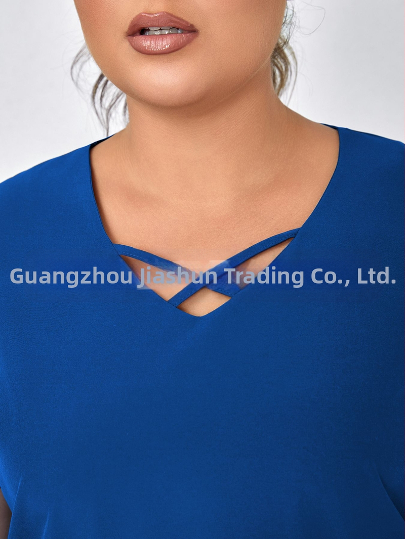 Дишаща топ с матов джоб и сет топ и панталони, 3/4 ръкав, полиестер-еластанова смес (90–95% полиестер), пролет 2025 стил японско-корейско свободно облекло