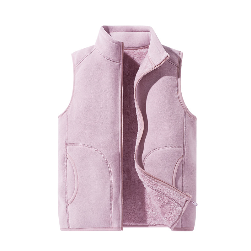 Γιλέκο φλίς εξωτερικού χώρου - Unisex, επένδυση από φλίς, παχιά θερμότητα, χωρίς μανίκια, για εξωτερικές δραστηριότητες