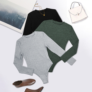 Ολόσωμο φόρμα με μακριά μανίκια, μεσαία μέση, πλεκτό ύφασμα πολυεστέρα (≥95%), μεσαίου πάχους, εφαρμοστή γραμμή