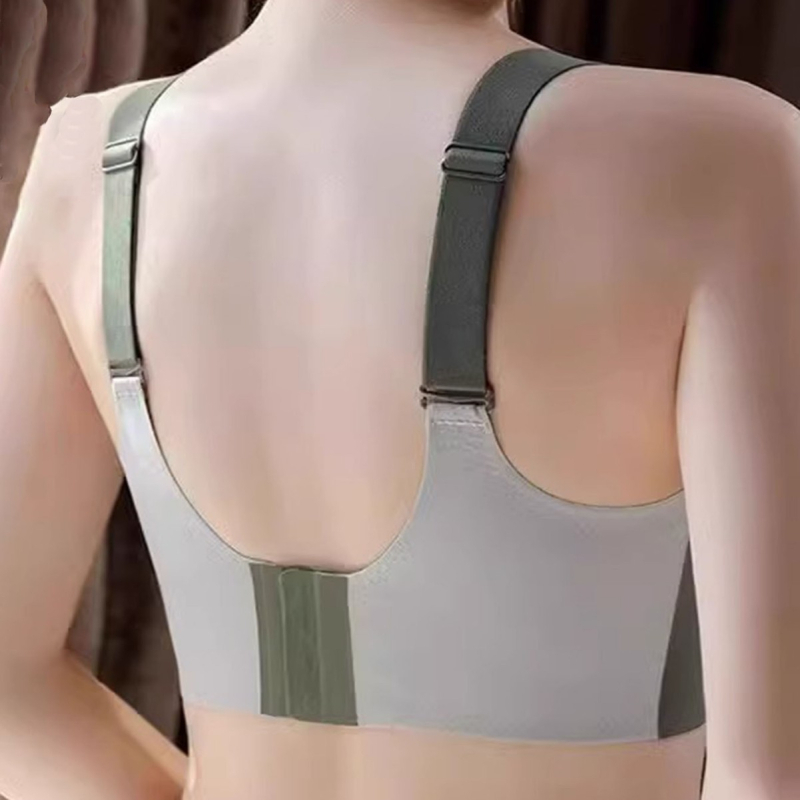 Αθλητικό σουτιέν χωρίς ραφές με ανύψωση, χωρίς μπανέλες, αναπνεύσιμο ύφασμα νάιλον-σπαντέξ, λεπτά διαμορφωμένα cups, σχέδιο που τονίζει το πίσω μέρος