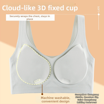 Безшевен сутиен с пълна чашка, антипровисване и странично прибиране; 3/4 формовани чашки; основен плат нейлон, подплата спандекс