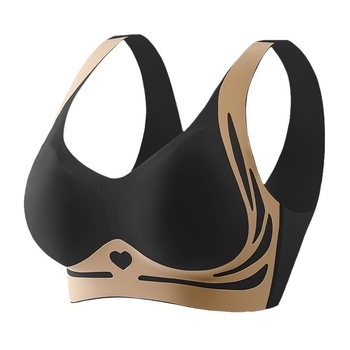 Безшевен сутиен с пълна чашка, антипровисване и странично прибиране; 3/4 формовани чашки; основен плат нейлон, подплата спандекс