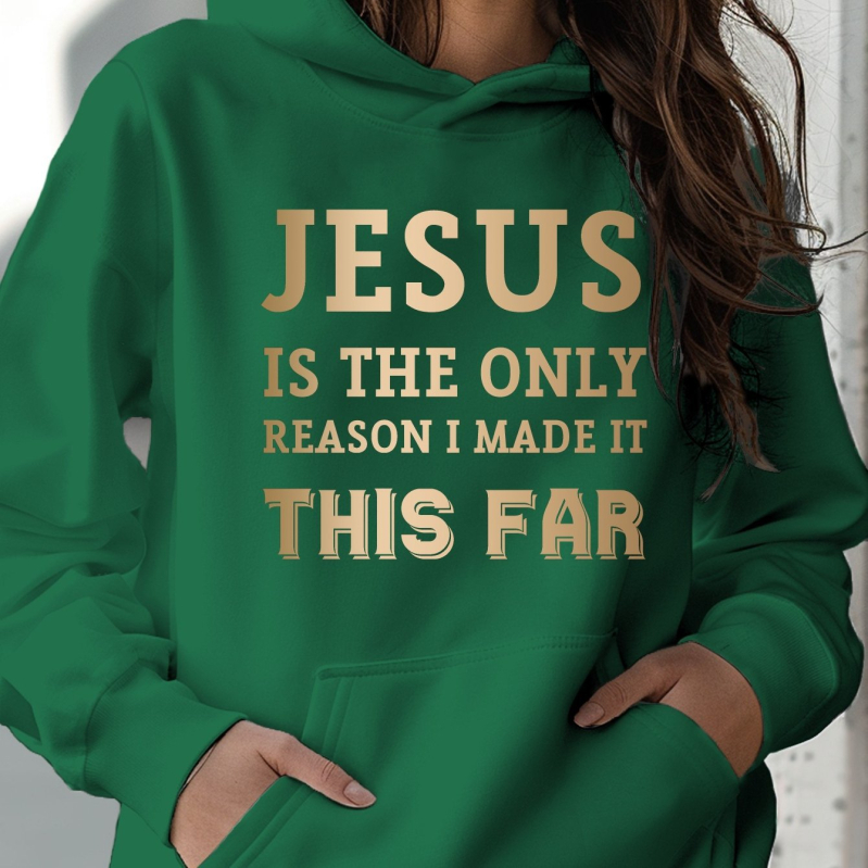 Ženski hoodie s geometrijskim uzorkom, slobodan kroj, kapuljača, poliester