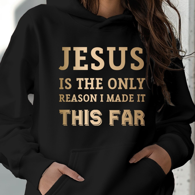 Ženski hoodie s geometrijskim uzorkom, slobodan kroj, kapuljača, poliester