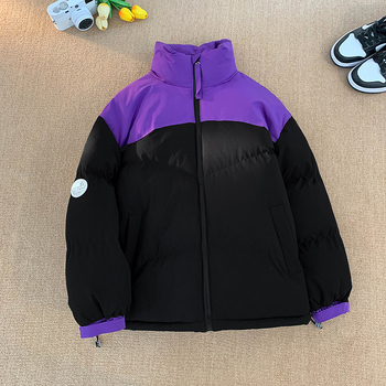 Īss palātas ar pildījumu no zīda līdzīgām šķiedrām, chenille audums, spandex sastāvs, stāvošs apkaklis
