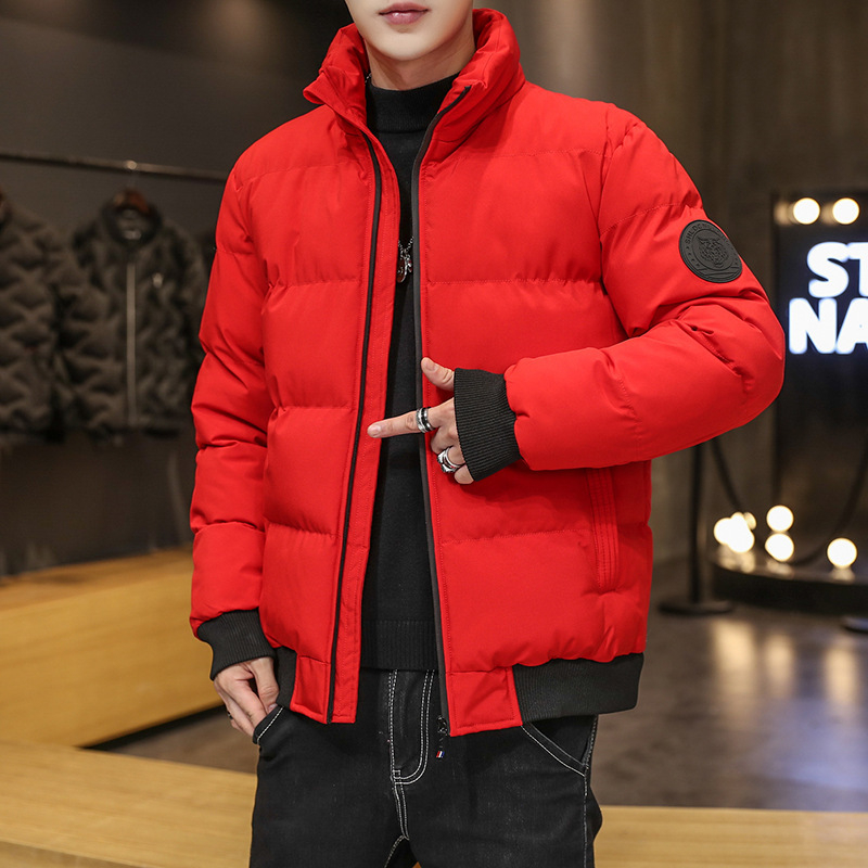 Jakna u korejskom stilu s kapuljom, slobodan kroj, zatvarač sprijed, patch džepovi, rever