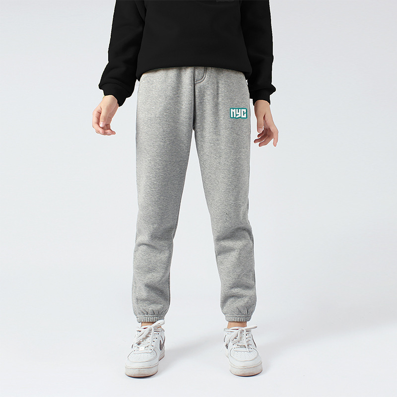 Dječje zimske hlače u korejskom stilu, polar fleece podstava, srednji pojas, gumeni pojas