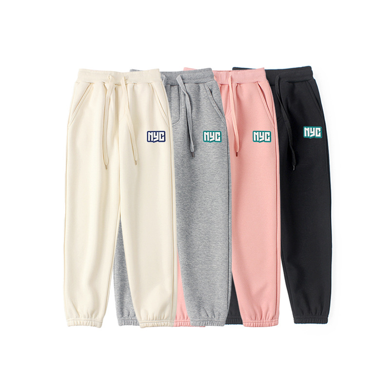 Dječje zimske hlače u korejskom stilu, polar fleece podstava, srednji pojas, gumeni pojas